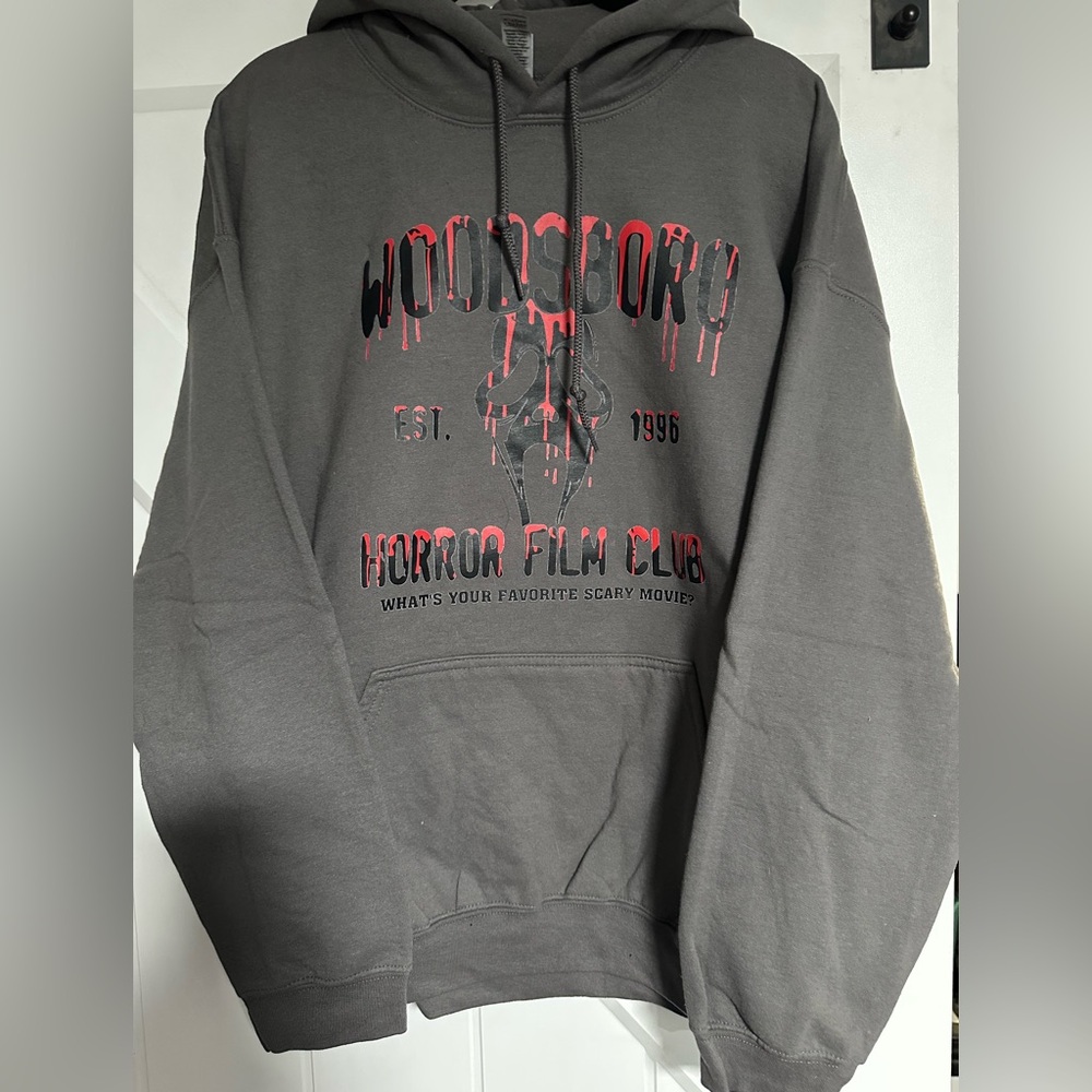 Gildan Dark Gray Horror Film Club Hoodie